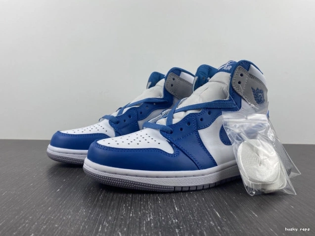 Husky True 1 Blue Jordan Air High DZ5485-410 OG 0801